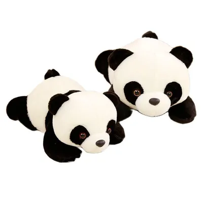 Мягкая плюшевая игрушка Панда с малышом медведь мишка 40 см - купить с  доставкой по выгодным ценам в интернет-магазине OZON (1358597982)