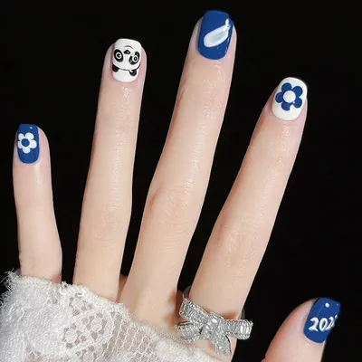 Pin by Qn Pigeon' on nail | Bears nails, Animal nail art, Cute nails