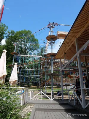 Веревочный парк Йети Парк в Роза Хутор, для взрослых и детей