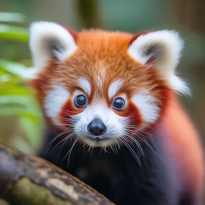 Малая рыжая панда» — создано в Шедевруме