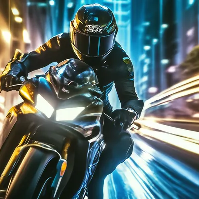 Фото парня на мотоцикле в шлеме - бесплатное скачивание в разных размерах