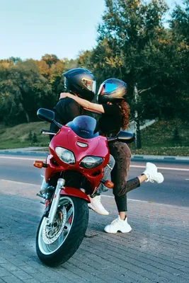 Парные на мотоциклах: красивые фото в Full HD разрешении