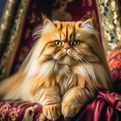 Экзотический персидский кот смотря в камеру Стоковое Изображение -  изображение насчитывающей прелестное, природа: 109859353