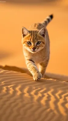 Барханный кот или песчаный кот, или барханная кошка (лат. ... | Живая  природа | Фотострана | Пост №741810039