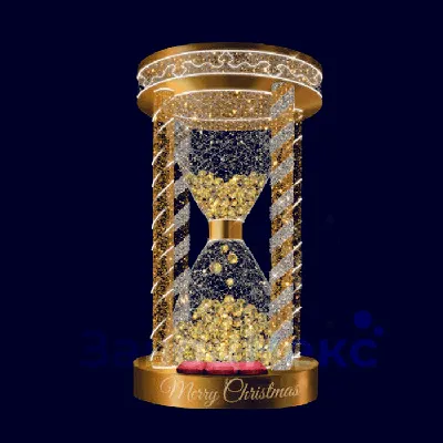 Купить Светящиеся песочные часы LED 25см в MotionLamps.ru