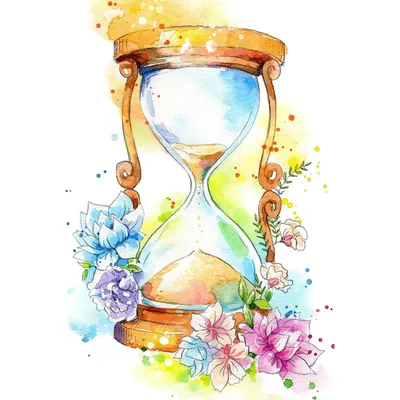 Песочные часы TFA (1860110240), 60 минут, таймер, белый песок, серо-розовое  стекло, 30 x 10.6 см - OY