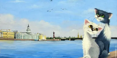 Раскраски по номерам петербургские коты (46 фото) » Картинки, раскраски и  трафареты для всех - Klev.CLUB