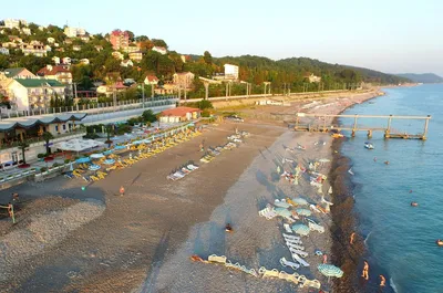 Отзыв о Пляж \"Дельфин\" (Россия, Лазаревское) | Один из самых лучших пляжей  в Лазаревской