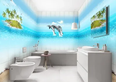 Плитка Картина для ванной / Керамическое панно Дельфины (ID#1671789248),  цена: 3300 ₴, купить на Prom.ua