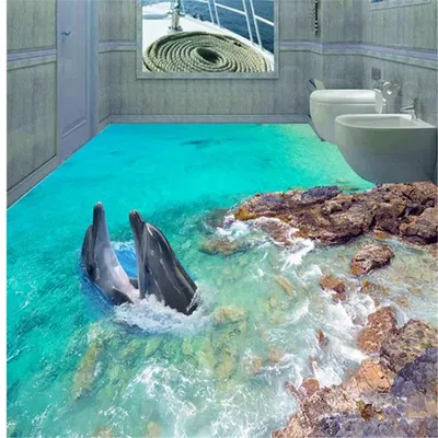 Панели дельфины для ванной | Смотреть 29 идеи на фото бесплатно