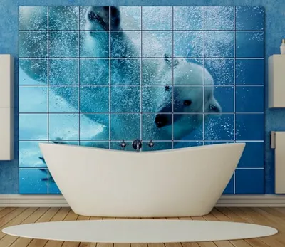 Декоративные Переводные картинки 3d индивидуальные обои 3D стерео Подводный  мир обои с дельфинами пол в ванной комнате wallal | AliExpress