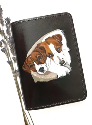 Обложка для паспорта с рисунком домашнего питомца. Обложка с собакой в  магазине «BARCA - изделия из кожи» на Ламбада-маркете