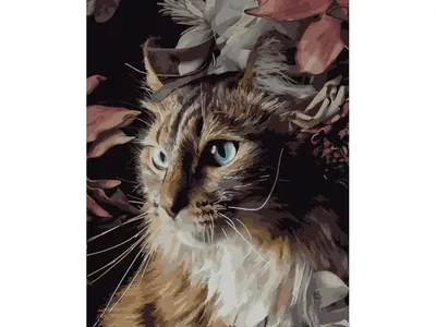 Картина по номерам Неоновый кот , Brushme, BS32107 - описание, отзывы,  продажа | CultMall