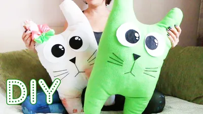 CUTE PILLOW FROM PILLOW CASES / DIY NataliDoma - YouTube