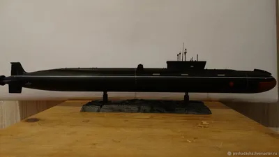Модель подводной лодки К-535 \"Юрий Долгорукий\" пр.955\" - Моделлмикс модели  в масштабе