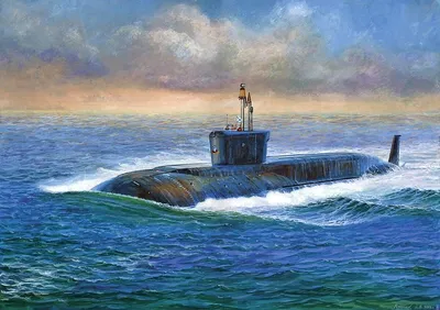 Атомная подводная лодка юрий …» — создано в Шедевруме