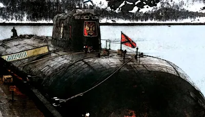 Подводная лодка в баренцевом море - 68 фото