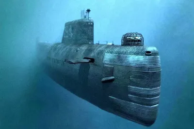 Купить картину Подводная лодка под водой на стену от 530 руб. в DasArt