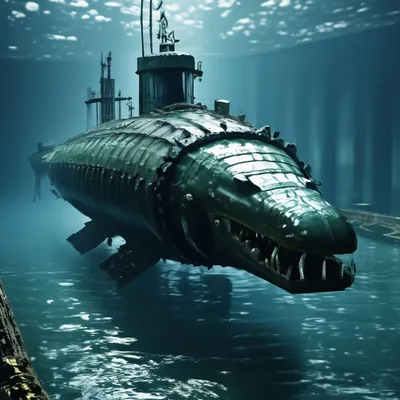 Морская Подводная Лодка Стреляет Торпедой Под Водой — стоковые фотографии и  другие картинки Торпеда - iStock
