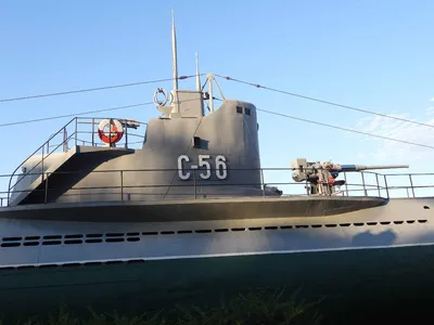 Мемориал Подводная лодка С-56 во Владивостоке. Россия, Владивосток
