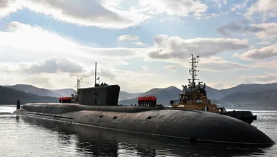 Подводная лодка \"Александр Невский\" вернулась в Северодвинск.