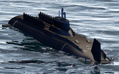 Подводная лодка класса \"Тайфун\" 3D Модель $120 - .obj .3ds .max .c4d -  Free3D