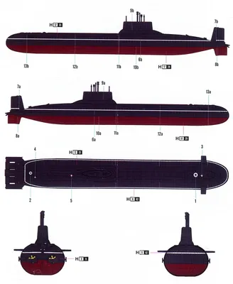 Фантазия: Подводный авианосец «Супер Тайфун» (15)