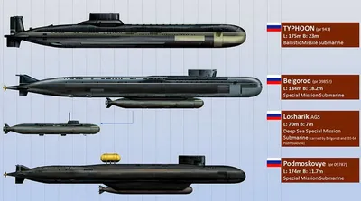 Подводная лодка с баллистическими ракетами проекта 941 «Акула» класса « Тайфун», оснащенная для Maya 3D Модель $119 - .ma - Free3D