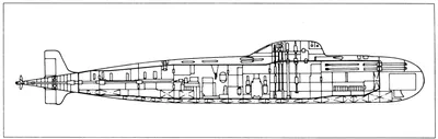 Модель подводная лодка проект 636 Варшавянка