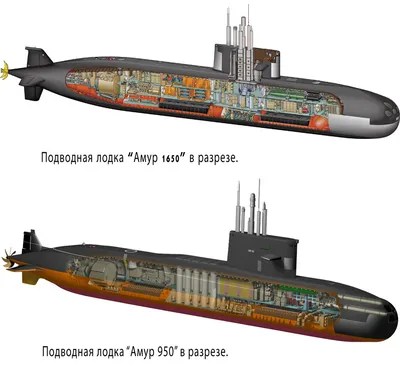 Модель подводной лодки проект 09852 БС-329 Белгород