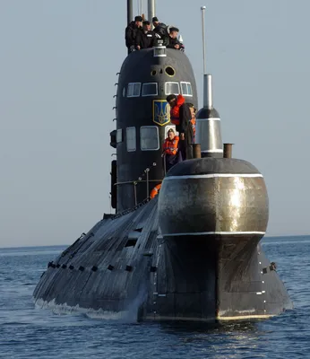 Подводная лодка \"Запорожье\" военно-морских сил Украины.