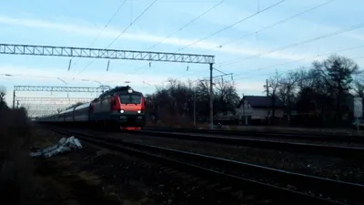 Отправление поезда №003 Кисловодск-Москва из Кисловодска. - YouTube