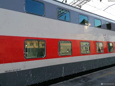 Фирменный поезд «Адлер-Москва двухэтажный» - На поезде