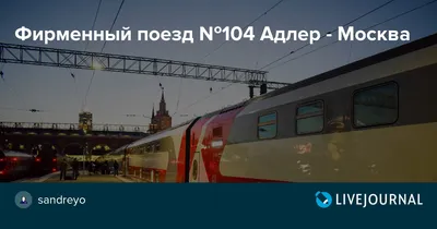 Сравним 102 и 104 поезд Москва-Адлер? | Ёлки - север, пальмы - юг | Дзен