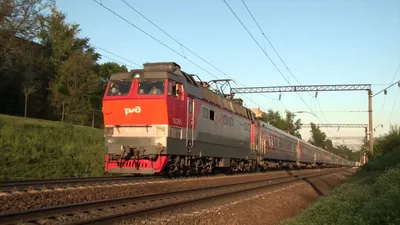 ЭП1М-629 с поездом №202 Москва — Адлер. - YouTube