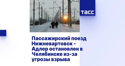 Поезд из Адлера встал за Челябинском из-за пробки на путях - Рамблер/новости