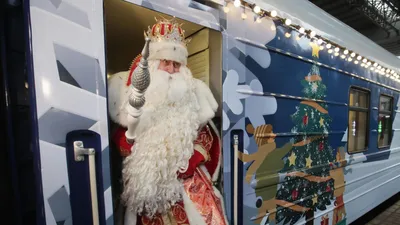 Сказочный поезд Деда Мороза сделает первую остановку в Вологде - РИА  Новости, 05.12.2021