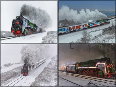 Поезд Деда Мороза прибыл на перрон вокзала в Екатеринбурге | Уральский  меридиан
