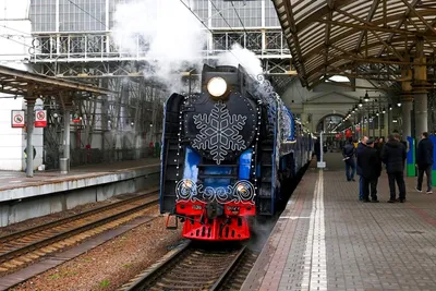 Заметки о железнодорожном транспорте: Поезд Деда Мороза (декабрь 2021)