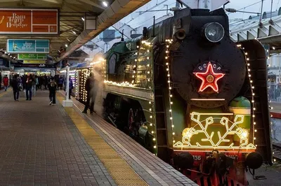 Поезд Деда Мороза снова прибудет в Великий Новгород - 53 Новости