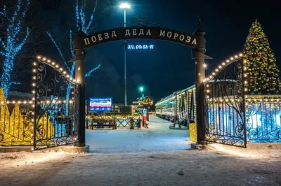 Поезд Деда Мороза прибыл в Нижневартовск - Новости ХМАО Югры, 29.11.2023 -  ГТРК Югория