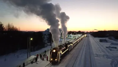 Стало известно, когда поезд Деда Мороза прибудет в Пермский край - Эхо  Москвы в Перми
