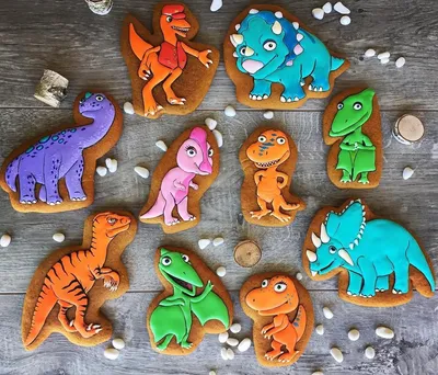 Картинка для торта \"Поезд Динозавров\" - PD4 - пищевая печать на торте,  сахарной, вафельной бумаге | Printort.uz