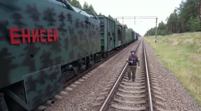 Боевая работа специального поезда \"Енисей\" | РИА Новости Медиабанк