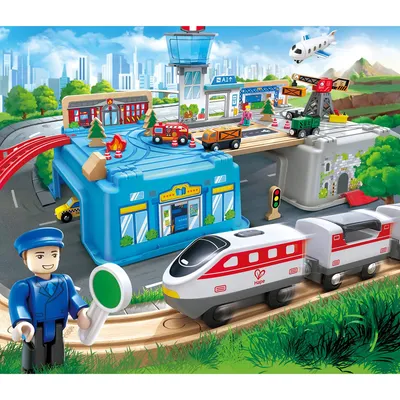 Лайк Фил Музыкальная игрушка - электро поезд светящийся для детей
