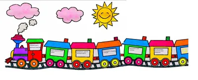Игрушка детей Поезд детей с локомотивом и трейлерами Иллюстрация вектора -  иллюстрации насчитывающей отдых, графики: 155214263