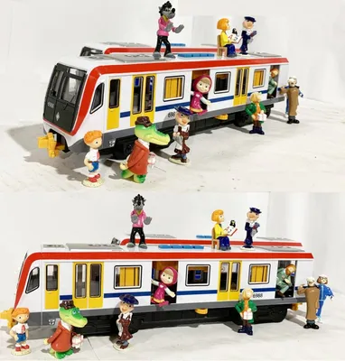 Поезд игрушка музыкальная🚆 Подарите ребенку увлекательную: 1200 KGS ▷  Игрушки | Бишкек | 54323360 ᐈ lalafo.kg