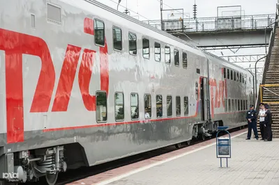 Первый двухэтажный поезд отправился по маршруту \"Москва – Адлер\"