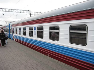 Фото поезда Адлер - Москва