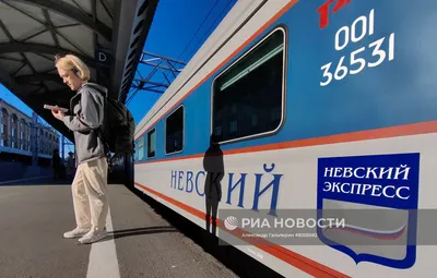 Про двухэтажный поезд Москва - Санкт-Петербург.